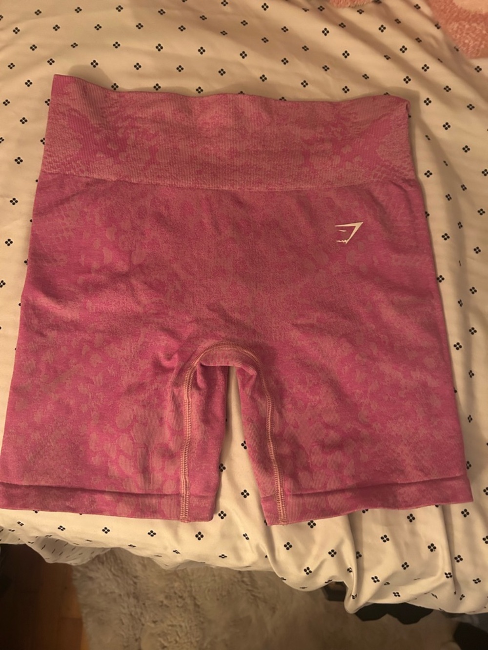 Gymshark Whitney Pink animal adapt seamless shorts